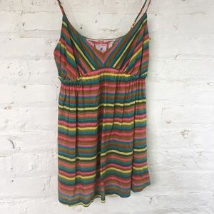 Free people striped spaghetti a strap tank